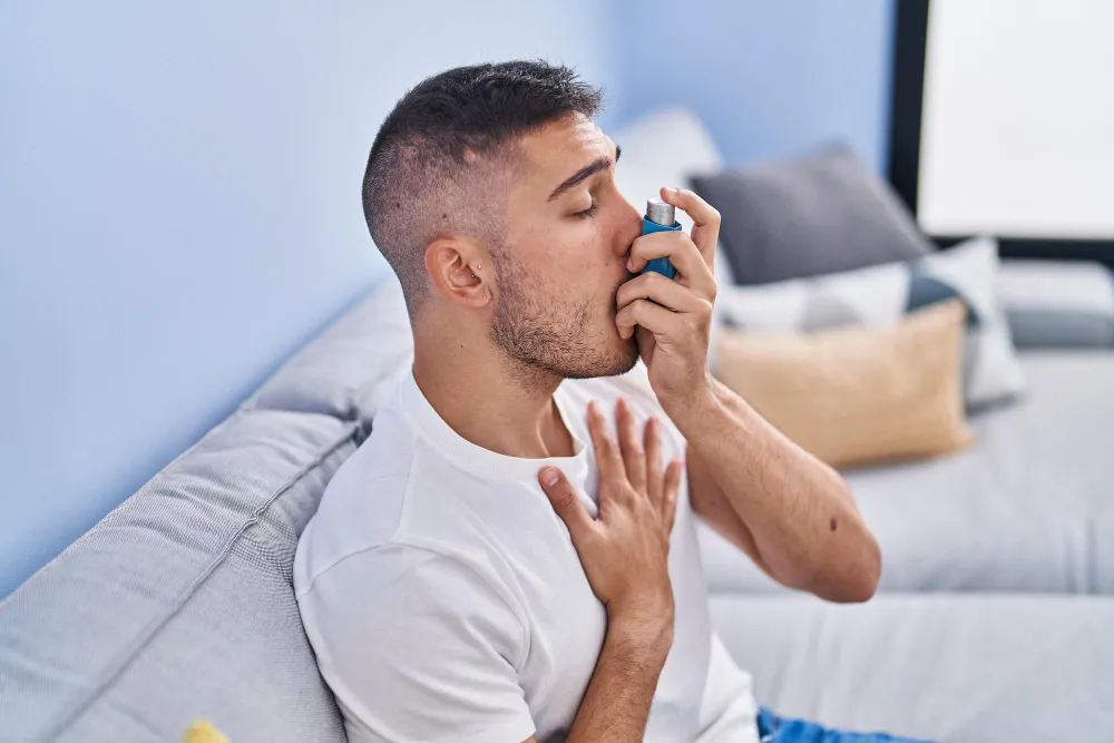 the allergy group asthma attack inhaler use